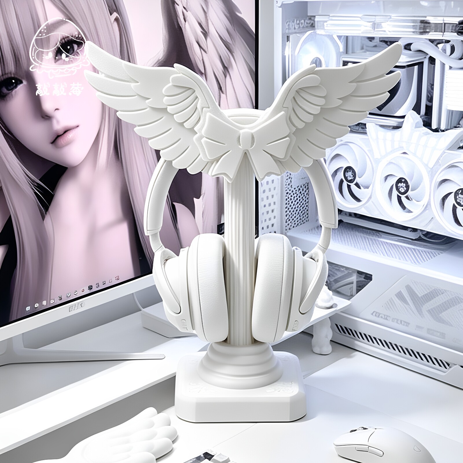 Headphone Stand Desk - Support de casque en forme d'ailes